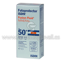 FOTOPROTECTOR ISDIN FUSION FLUID MINERAL SPF 50+ 50 ML