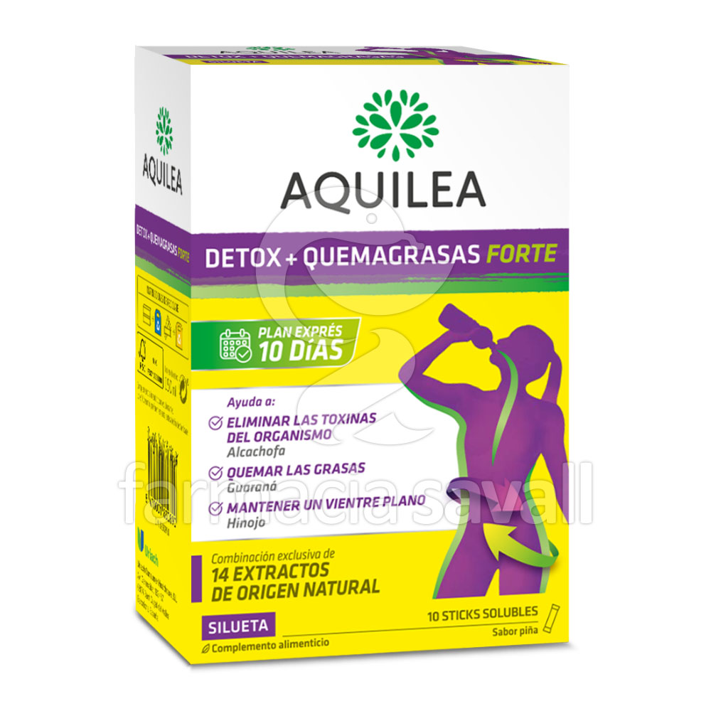 AQUILEA DETOX+QUEMAGRASAS FORTE STICKS